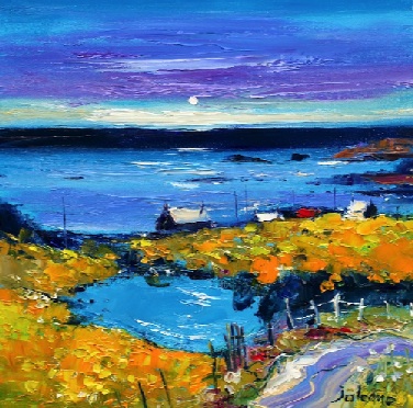 Summer moon Geocrab Isle of Harris 16x16 Summer moon Geocrab Isle of Harris 16x16